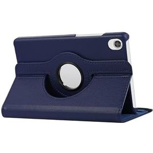360 Roterende Tablet Cover Geschikt for Lenovo Tab M8 3e Gen TB-8506 2022 8 inch Stand Tablet Gevallen(Dark Blue)