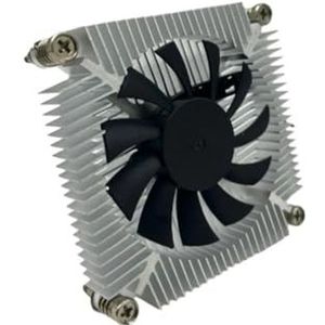 CPU-koeler met geïntegreerde koperen en aluminium kern, ultradun, 115 x ITX, industriële besturing met constante snelheid met 3 draden (aluminium kern)