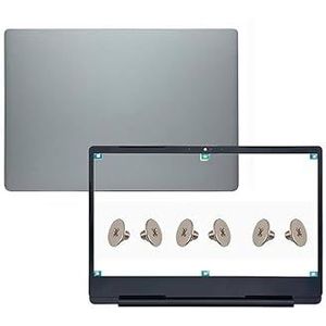 WANGHUIH LCD-deksel voor de achterkant van de bovenkant + voorbezel cover compatibel met Dell Vostro 14 5481 V5481 laptop