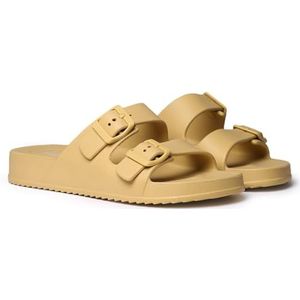 CRETA - Slippers - Rubber - Zwart