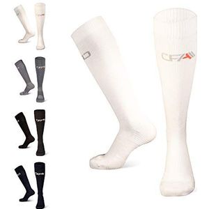 Hochwertige Damen Bambus Kompressionsstrümpfe, Überlegenen weiß, 24-32