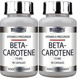 Beta-Carotene 180 Capsules | Versnelt het bruinen | Natuurlijke Bronzer-pillen | Voedingssupplement voor mannen en vrouwen