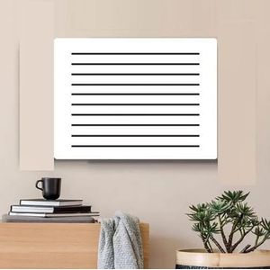 Een zekeringenkast, Witte, opklapbare verdeeldoos, decoratief paneel/aan de muur gemonteerde creatieve schakeldozen(38x28cm/15x11inch)