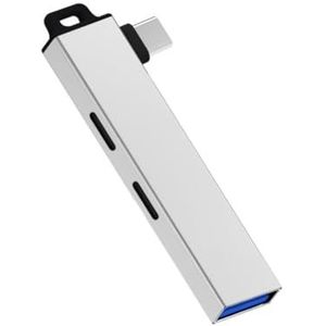 Slanke USB C Hubs Type Uitbreiding met Hangend Gatenontwerp voor Gemakkelijk Dragen en Brede Compatibiliteit