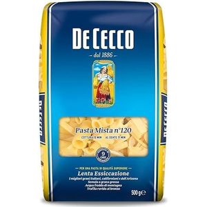 5 x Cecco pasta 100% Italiaanse pasta Mista n° 120 gemengde pasta 500 g