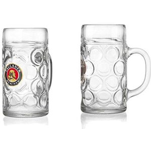 Ritzenhoff & Breker Paulaner Bierseidel, Bierglas, Bierkrug, Humpen, Glaskrug, Glas, 1 L, 684766