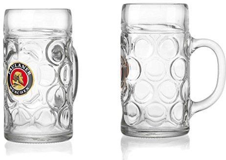 Ritzenhoff & Breker Paulaner Bierseidel, Bierglas, Bierkrug, Humpen, Glaskrug, Glas, 1 L, 684766