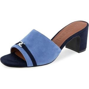 Aerosoles Gela, damessandalen, denimleer, blauw, maat 36,5