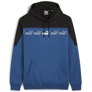 PUMA Around the Block hoodie voor heren 3XL Lake Blue Black