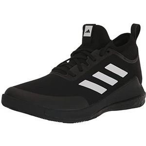 adidas Dames Crazyflight Mid Volleybalschoen, Zwart/Wit/Carbon, 39 EU