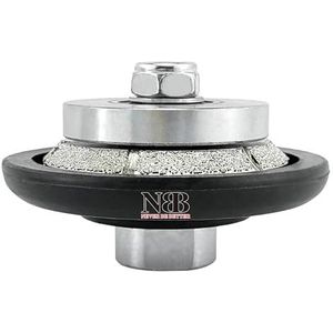 NBB diamant profielwiel diamantfrees diamantslijpschijf boor voor het profileren van porseleinen tegels keramiek graniet marmer steen eenvoudig te gebruiken op haakse slijper (E Bevel, E5)