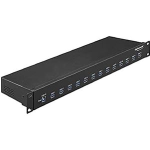 DeLOCK - 64039 - Hub - Zwart - Metaal - 13 Poorten