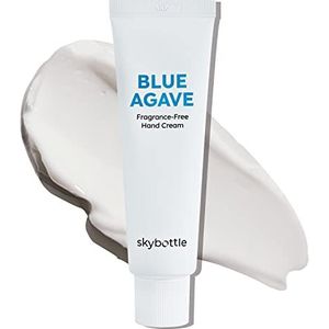 skybottle Blue Agave Geurloze Handcrème, gecertificeerde veganistische handlotion, snelle absorptie met sheaboter, Valentijnscadeau voor meisjes, 1,7 oz