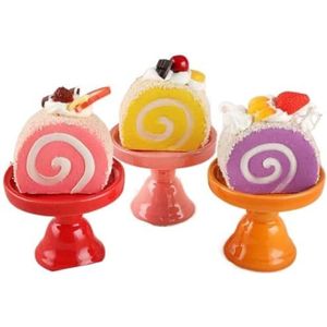DUNSBY Cake Stand 10 stks Mini Cake Stand Cupcake Rack Bruiloft Voor Afternoon Thee Sieraden Display Stand Voor Afternoon Tea Dessert (Blauw)