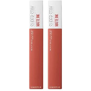 Maybelline New York Superstay Matte Ink Lips kopieer resultaten en uniforme matte vermogensduur ongeveer 16H kleur 70 Amazonian - 2 cosmetica