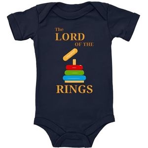 Blauer-Storch Baby Body in verschillende kleuren Lord Of The Rings Lord Of The Rings Herr der Rings spreuk voor geboorte of verjaardag voor kleine kinderen, korte mouwen, biologisch katoen,