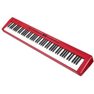 Rood Elektronisch Toetsenbord Draagbare Digitale Piano 88 Gewogen Toetsen Op Volledige Grootte Voor Beginners Met LCD-scherm Elektronische Piano voor Beginners