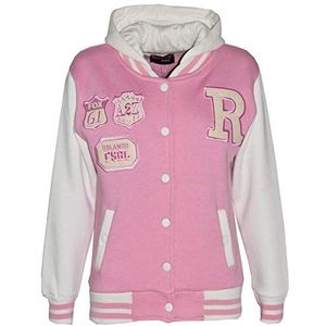 A2Z 4 Kids Meisjes Honkbal Capuchon Baby Roze R Mode NYC/FOX - B.B Baby Pink_9-10