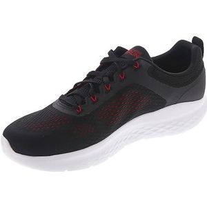 Skechers Go Run Lite Sneakers voor heren, zwart/wit/rood., 42 EU Breed