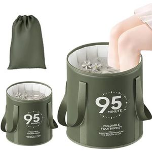 Opvouwbare voet bad draagbare reizen voet bad zak met handvat multifunctionele voet bad voet spa emmer thuis pedicure bassin voor reizen outdoor camping