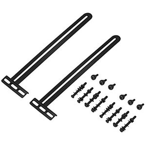 Semetall 2 Stks Computer Case Grafische Kaart Koelbeugel Chassis Warmteafvoer Zijgeblazen Beugel Verticale Koelventilator Montage Beugel Ondersteunt 80mm-140mm Koelventilatoren