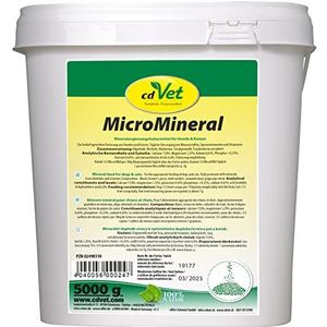 cdVet Naturprodukte MicroMineral Hund & Katze 5 kg - natuurlijke micronutriëntentoevoer - ontgiftende organen - mineraalbalans - metabolisme - vacht - vitaminebescherming -