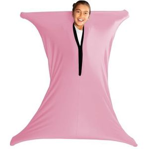 SZSMART Sensory Body Sox voor volwassenen, 65""x29"" full-body wrap rekbare body sox om stress te verlichten voor volwassenen met autisme, angst (roze, XL/163-191cm)