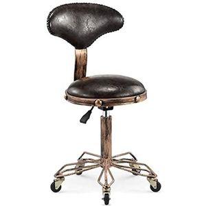 Barkrukken Katrolkruk Swivel Task Chair 360° draaibare barkruk Lifting Salonkruk Ronde barkruk Kapperskruk Verstelbare kruk thuisbar