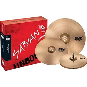 Sabian B8X CymbalSet performance, 14""HH, 16""CR, 20""R - Bekken set