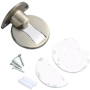 Magnetische deurstopper ponsvrij verstelbare zinklegering deurhouder verborgen deurstop vloergemonteerde stop deur hardware deurstops binnenshuis (niet verstelbaar GB)