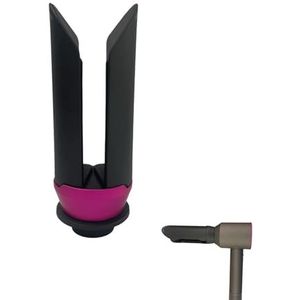 Magnetische stijltang bevestiging voor Dy-son HD01/03/08/15/16 haardroger, haarstyling rechtzetten mondstuk accessoires voor recht, glad haar (roze)