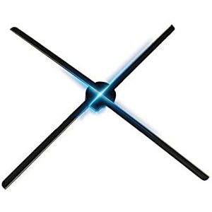 3D-hologram-fankit, 638LEDS WIFI 55CM 3D holografische projector licht hologram speler LED Toon ventilator Reclame Licht APP Controle-logo voor winkels, winkels, vakanties