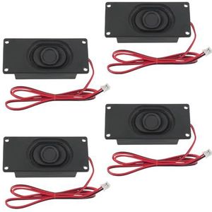HUAREW Luidspreker 3 Watt 8 Ohm Luidspreker 3w 8ohm JST-PH2.0 Interface voor Arduino Moederbord Elektronische DIY Projecten en LCD TV Monitoren (4 stuks)