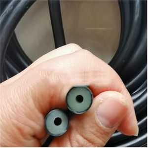 Latex rubberen bandbuis, Afvoerslang van latexrubber, veelkleurig, verschillende maten, lengte 1-3 meter(3mmx10mm Black)