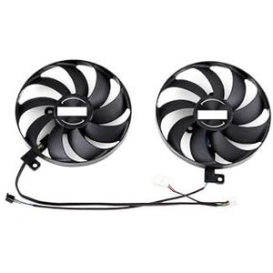 88MM PLD09210S12H Koelventilator voor ASUS voor DUAL RTX 2080 2070 2060 SUPER EVO Grafische Kaart T129215SU FDC10H12S9-C(Black 2-Fan)