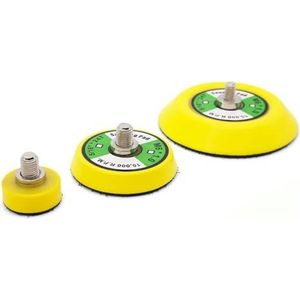 Ya Song 1/2/3 inch schuurschijf schuurmachine steunschijf for luchtpolijstmachine klittenband achterplaat schuurgereedschap M6 & 5/16 * 24T, 3 inch 2 stuks