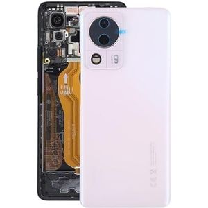 Reparatie van mobiele telefoons Voor Xiaomi 12 Lite NE Originele batterij -achteromslag (roze)