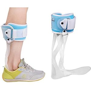 Orthese voor voetdaling ， Lichte Drop Foot Brace - AFO Spalk Enkel-voetorthese Ondersteuning Stabilisator, Verbetering van het looppatroon, Voorkom vallen, Links-S(Left,M)