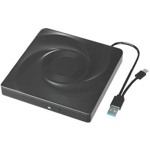 Externe schijf USB 3.0 Type-C Optische CD DVD-brander Draagbare speler Schrijver Compatibel met Windows/MacOS/Linux
