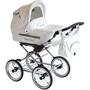 Tanario Pure Snow SCL-1 3in1 Retro kinderwagen: klassiek design en moderne functies