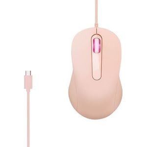 Type C Muis Gaming USB C Muizen 3 Knoppen 1000DPI, Instelbare Gevoeligheid