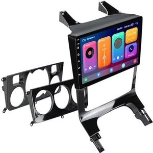 Dubbele DIN Android 14 autoradio voor Peugeot 3008 2009-2015 9 Duim QLED Touch screen-met Draadloze Carplay Android Auto GPS navigatie 4G WiFi Stuurwielbediening achteruitrijcamera(P2 WIFI 4-Core 1G+3