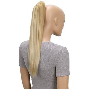 CAISHA 50cm Haarstukje Vlecht Paardenstaart Haarextensies Glad Blond Mix H155
