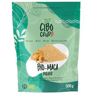 Peruaans Macapoeder, biologisch en puur - 500 g. Poeder gewonnen uit biologische macawortel. Gele Andes-maca uit de Andes van Peru. Biologisch Peruaans macawortelpoeder.