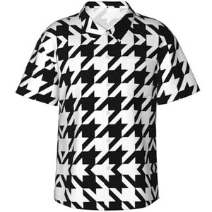 Red short-sleeved shirt pied-de-poule Camel Active