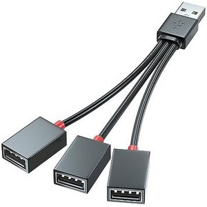 ZEPFJHE USB 2.0 Adapter 1 naar 3 USB Splitter USB Verlengkabel USB Multiport voor Opladen Laptop