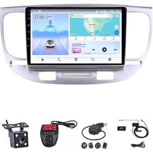 9 Inch Autoradio Voor Kia Rio 2 2005-2011 Carplay Android Navigatie GPS Bluetooth Multimedia Speler Smart Automotive Systeem(WIFI 1G+16G)