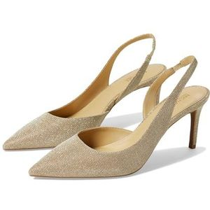 Michael Kors Alina Flex Sling Pump, damesschoenen met hak, Pale Gold, 40 EU