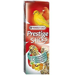 Versele Laga Prestige snacksticks voor kanaries, exotisch fruit, 1 verpakking van 2 sticks