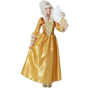 Atosa Markiezen-kostuum voor dames, courtisane, goudkleurig